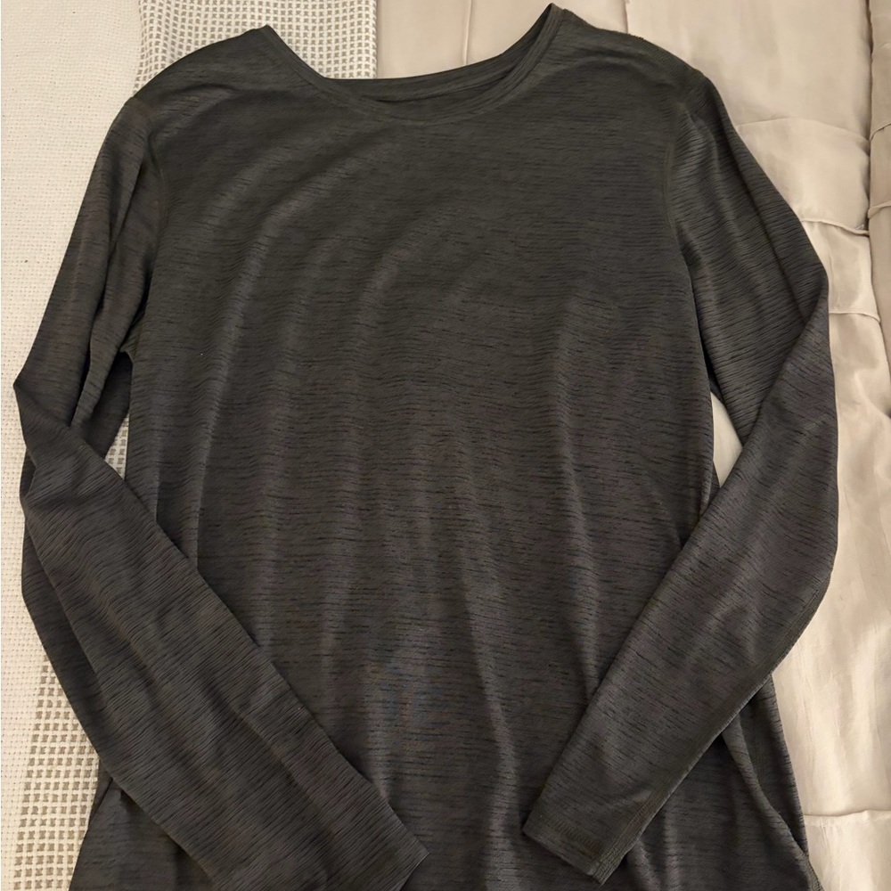 Athletic Works Long Sleeve Tee - Dark Gray